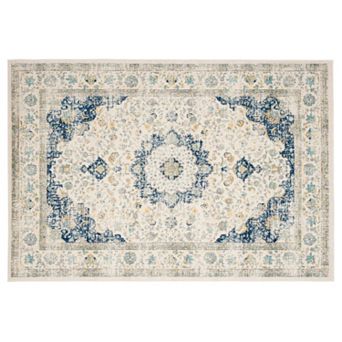 Safavieh Evoke Jayme Distressed Framed Floral Rug