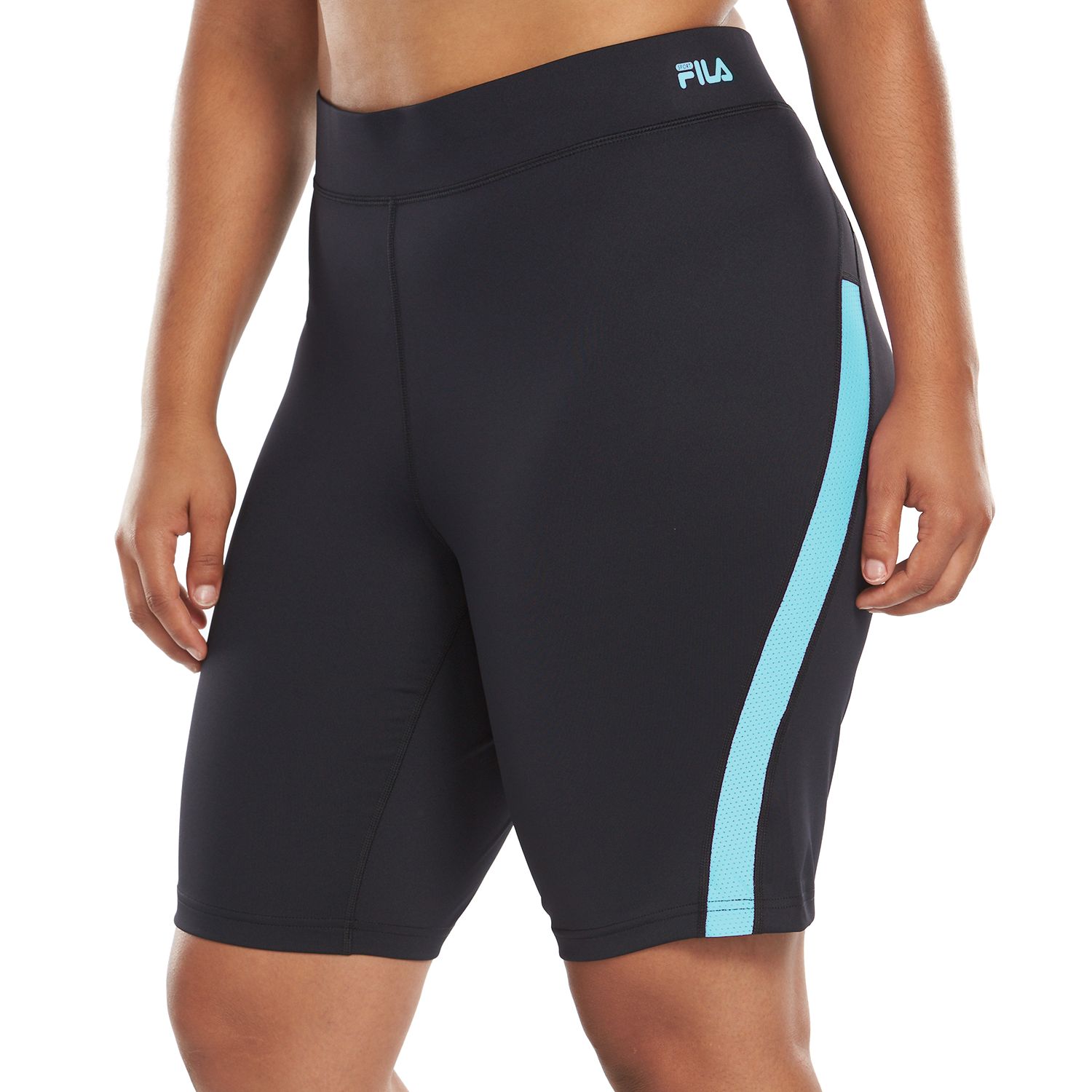 plus size fila shorts