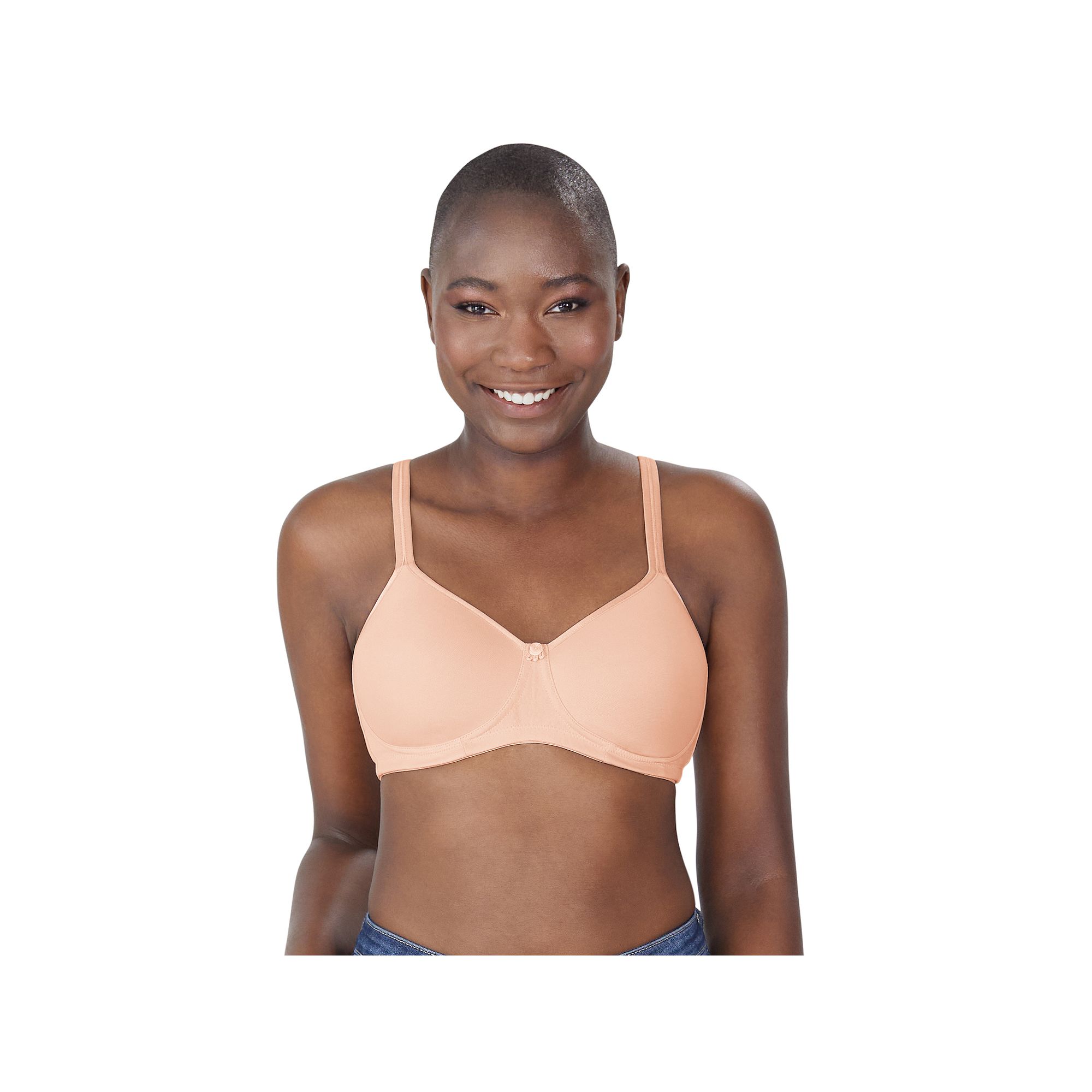 Amoena Mastectomy Bra: Mara Padded Wireless, Womens, Size: 36 G, Blush