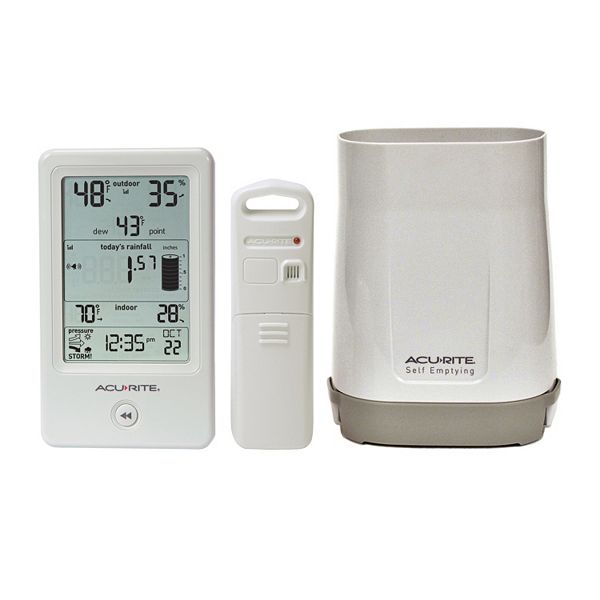 AcuRite Rain Gauge & Weather Station (01089M)
