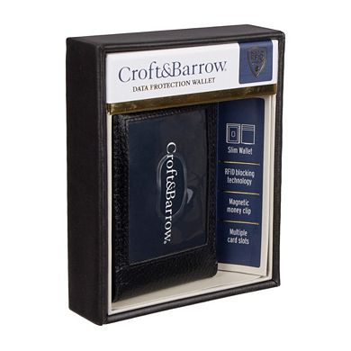 Men's Croft & Barrow® RFID-Blocking Magnetic Front-Pocket Wallet