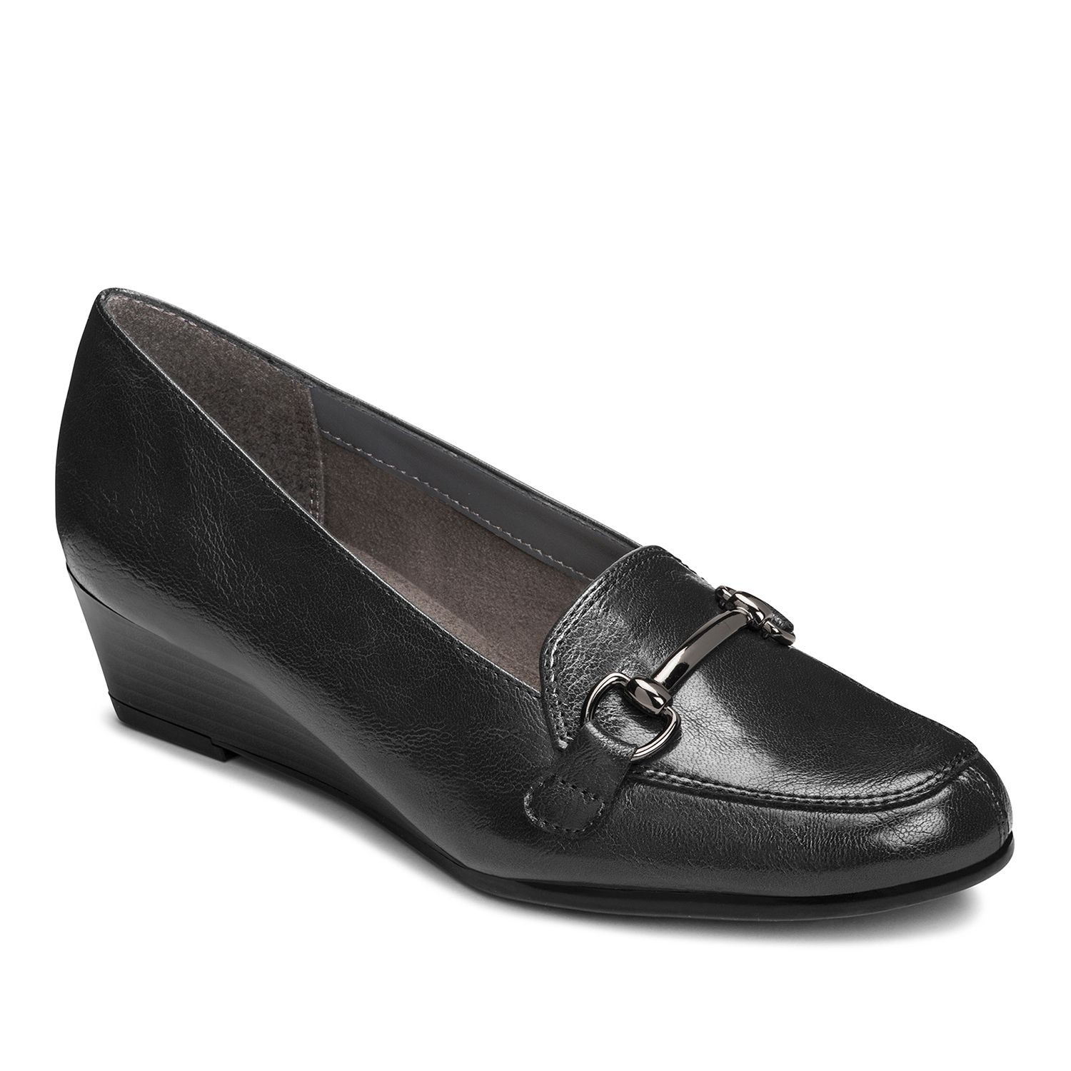 aerosoles wedge loafers