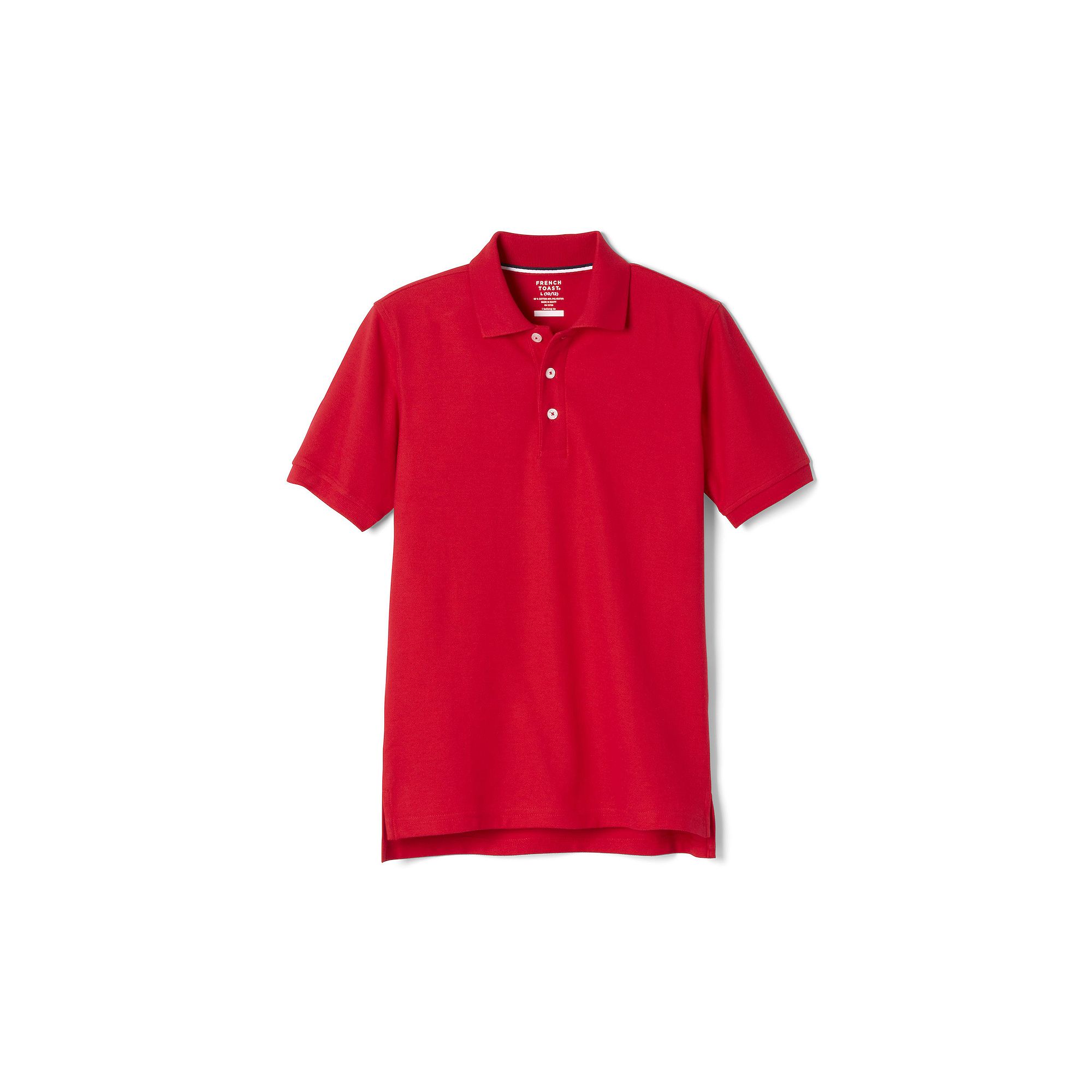 Boys 4-20 & Husky French Toast School Uniform Short-Sleeve Pique Polo, Boy