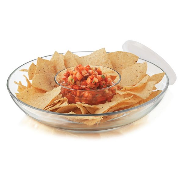 Food Network™ Glass Chip 'N Dip Set