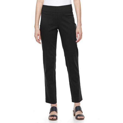 Women's Dana Buchman Slimming Midrise PullOn Pants