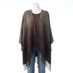 Apt. 9® Diamond Ombre Fringed Ruana