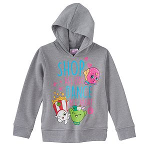 Girls 4-6x Shopkins Poppy Corn, Apple Blossom & D'list Donut Hoodie