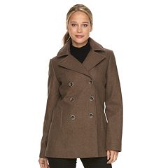 Womens Brown Peacoat Coats & Jackets - Outerwear Clothing | Kohl's
