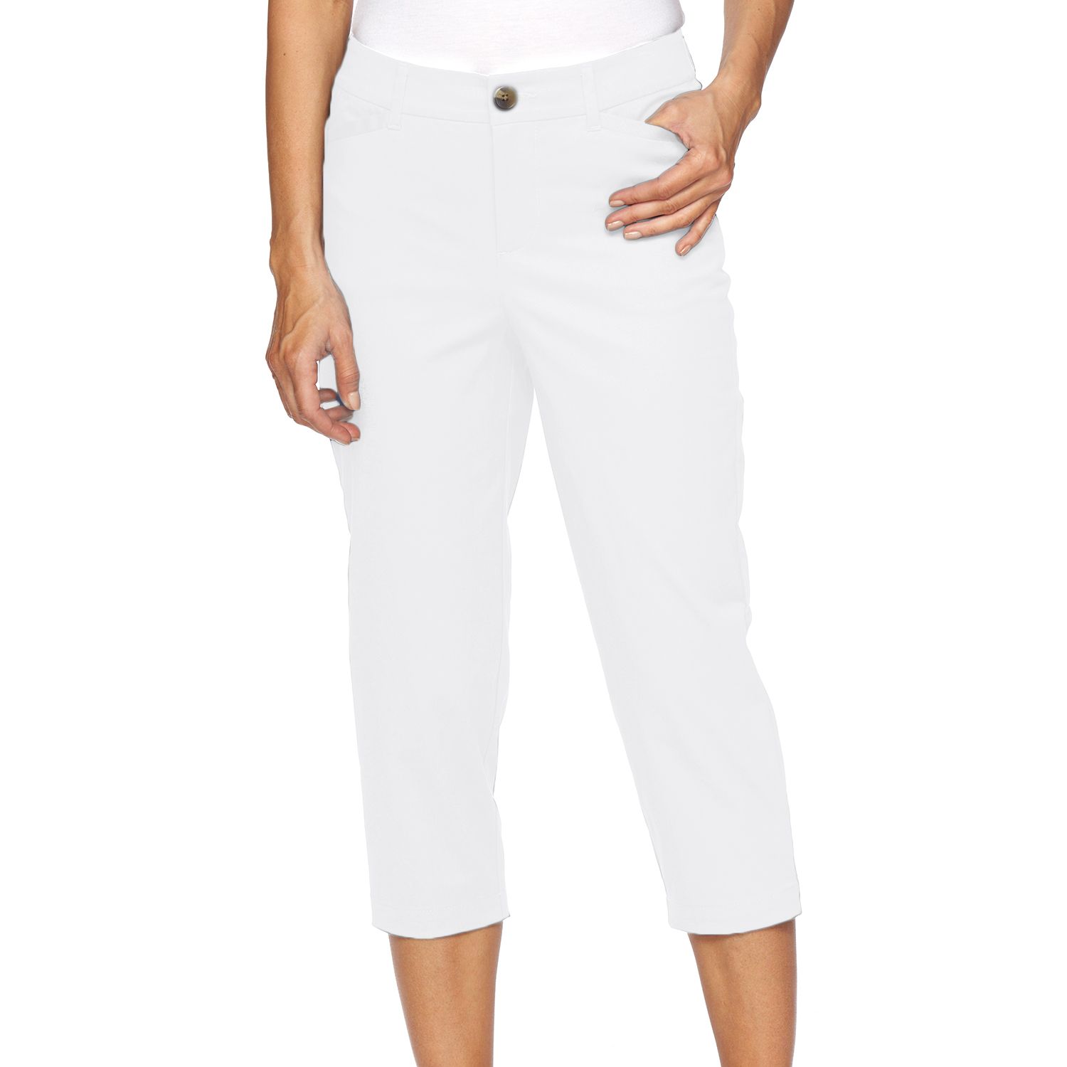 kohl's croft and barrow straight mid rise