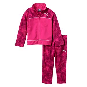 Baby Girl PUMA Dotted Jacket & Pants Set