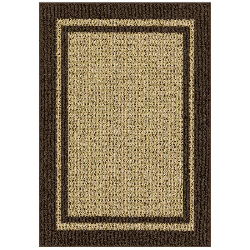 Size 36x60in Sonoma Goods For Life® Encore Faux Sisal Washable Rug, Faux Sisal Brown