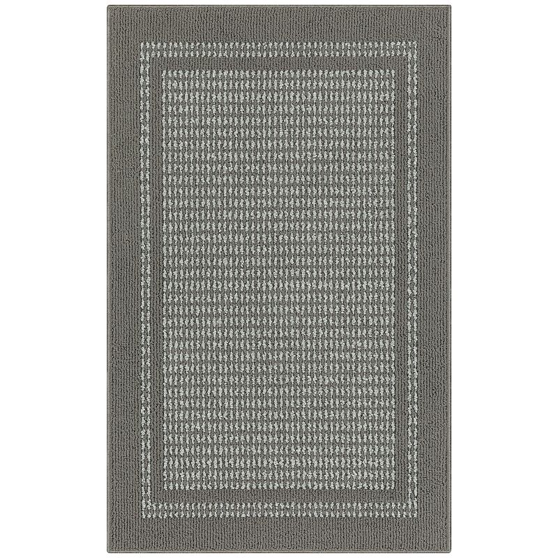 Sonoma Goods For Life Encore Faux Sisal Washable Rug, Grey, 7X10 Ft