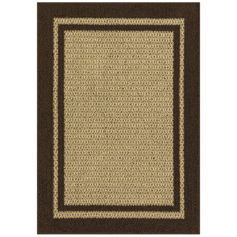 Sonoma Goods for Life Encore Faux Sisal Washable Rug, Brown, 3X5 Ft