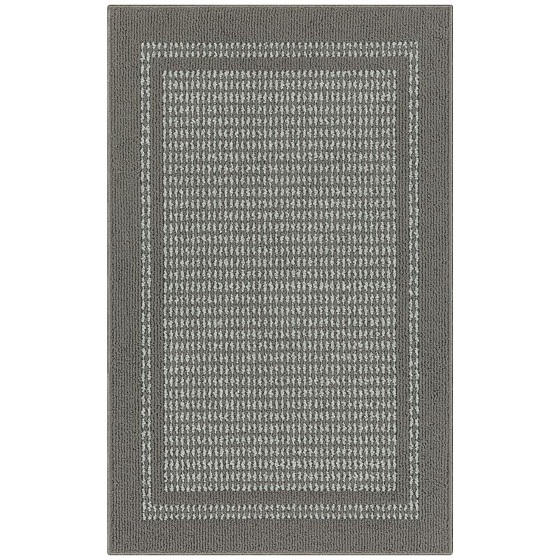 Sonoma Goods for Life Encore Faux Sisal Washable Rug, Med Grey, 30X43