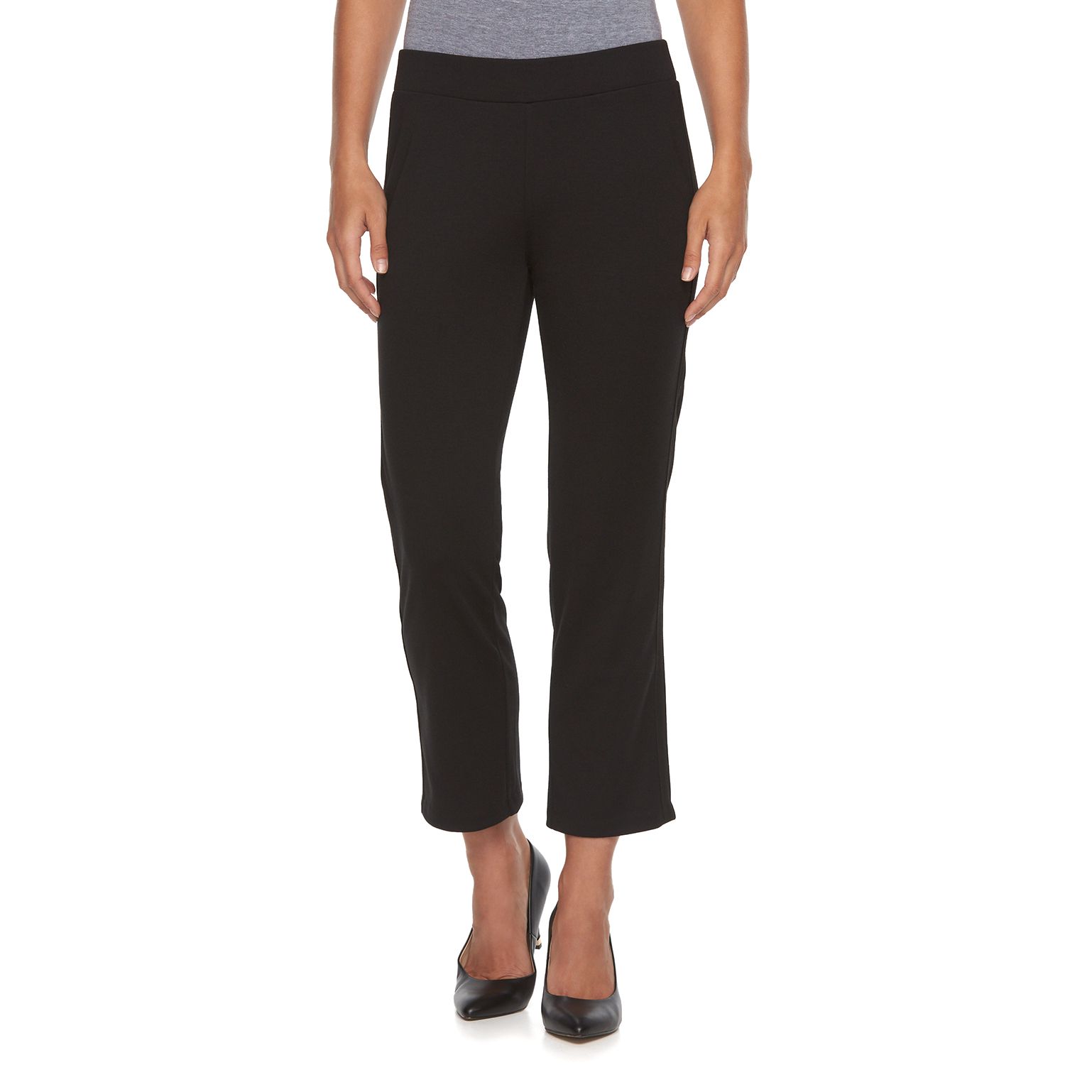 women's pants with tuxedo stripe