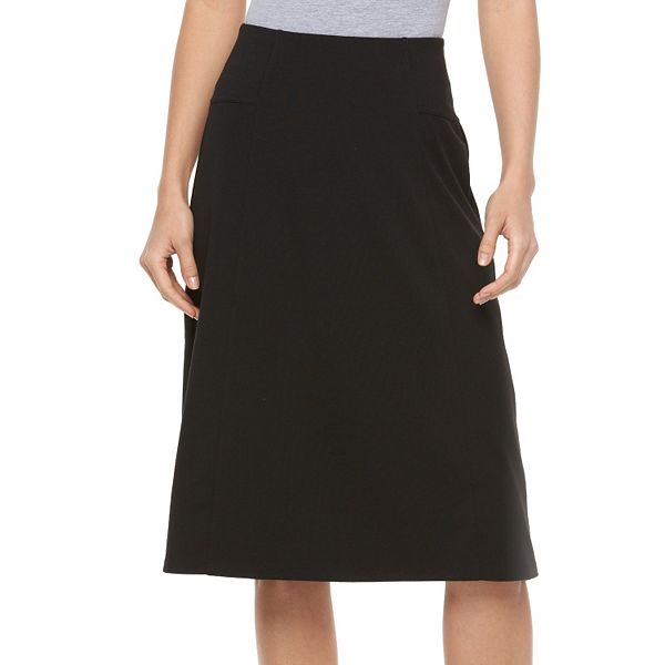 Women's Dana Buchman Ponte Midi Skirt