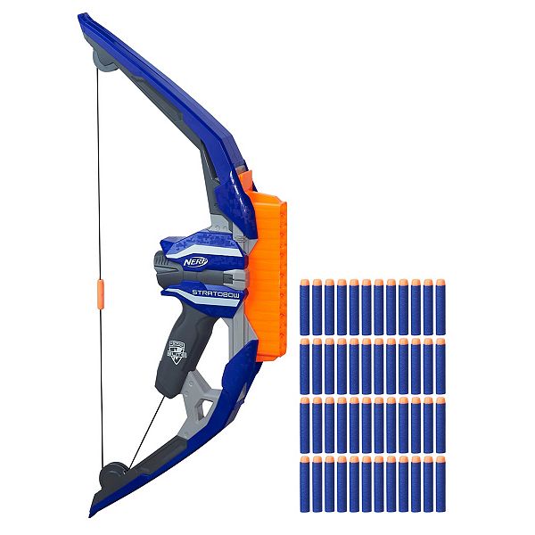 NERF N Strike Stratobow Bow Outdoor Play Set 15 Dart Clip No Reloading Necessary for sale online 