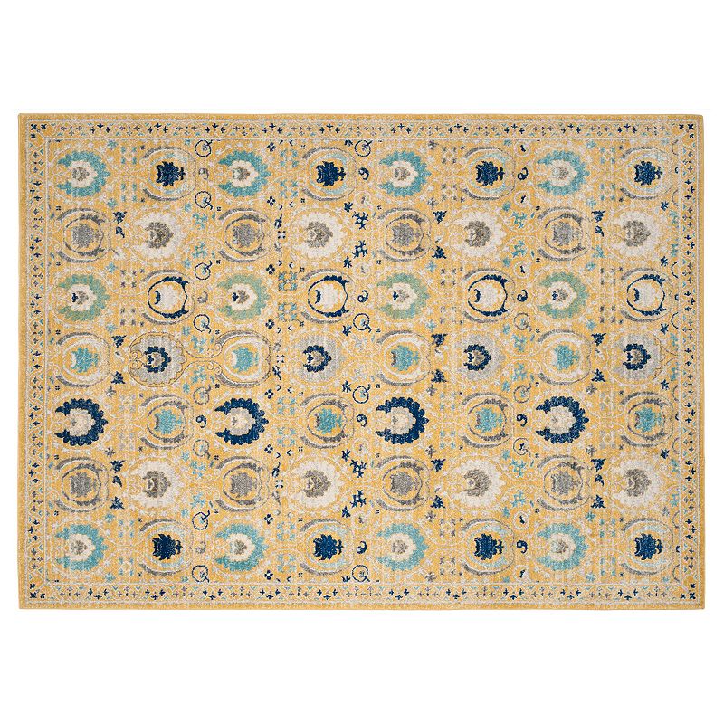 Safavieh Evoke Emma Framed Medallion Rug, Gold, 8X10 Ft