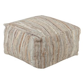 Decor 140 Alberdi Leather Pouf