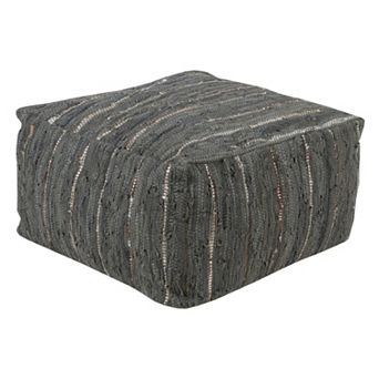 Decor 140 Alberdi Leather Pouf