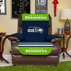 Seattle Seahawks Quilted Recliner Chair Cover