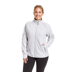 Plus Size Champion Raglan Sleeve Microfleece Jacket