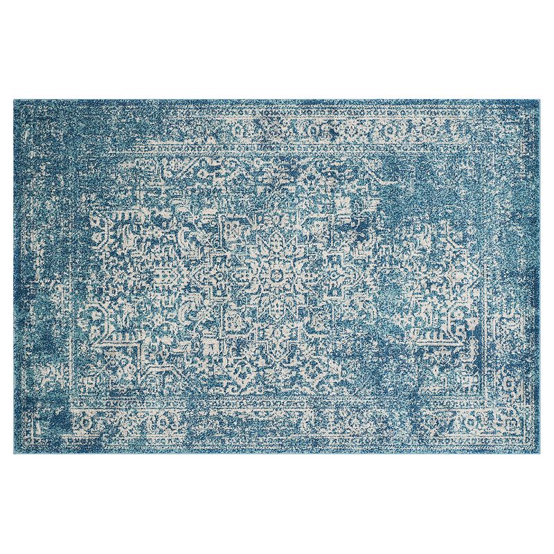 Safavieh Evoke Katie Framed Floral Rug, Blue, 8X10 Ft