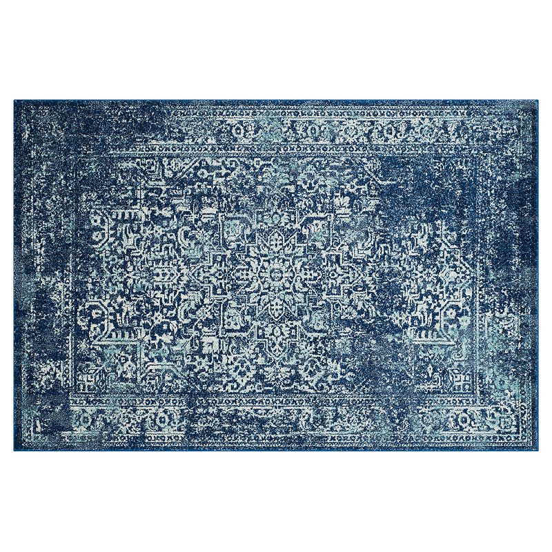 Safavieh Evoke Katie Framed Floral Rug, Blue, 8X10 Ft