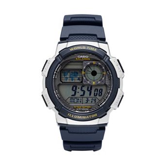 Casio Men's Digital Chronograph World Time Watch - AE1000W-2AVCF