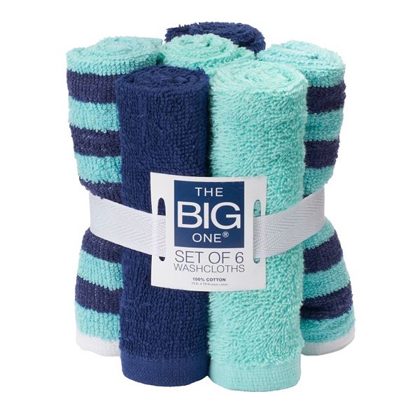 The Big One® 6-pack Washcloth Set