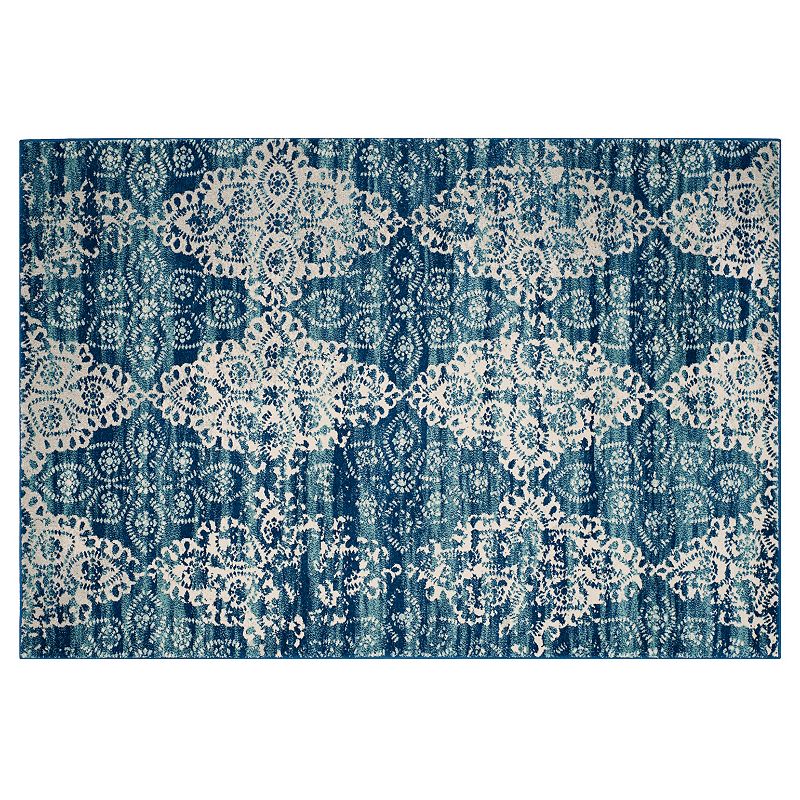 Safavieh Evoke Jamie Medallion Rug, Dark Blue, 5X7.5 Ft