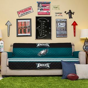 Philadelphia Eagles Quilted Sofa Cover