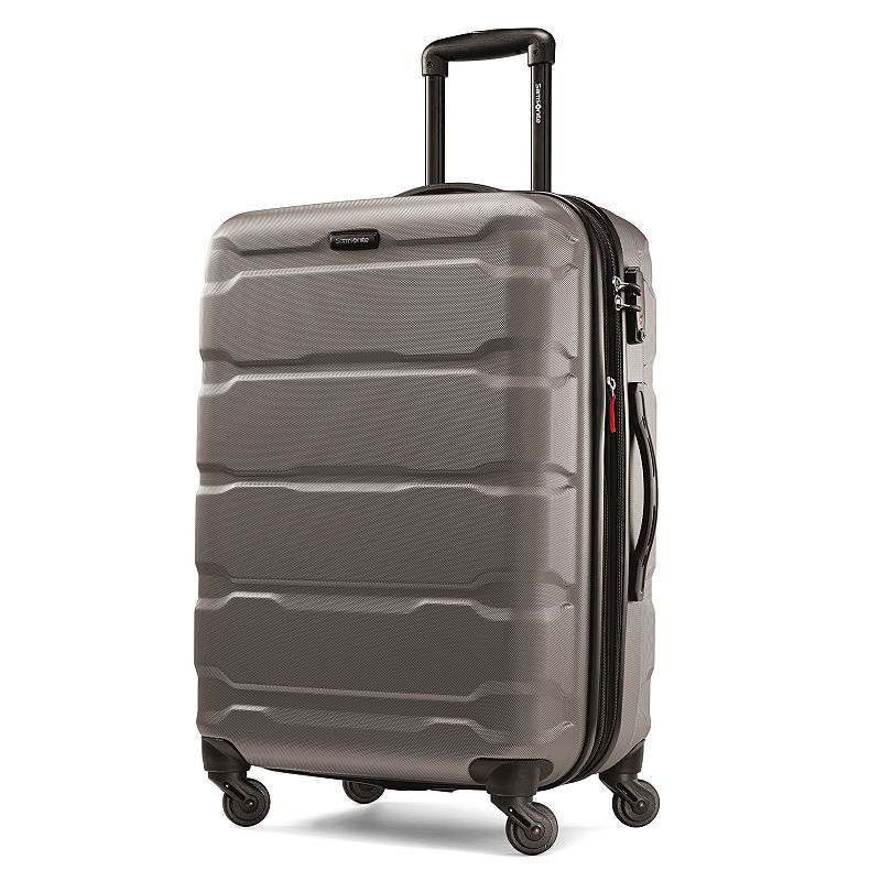 Samsonite Omni PC Hardside Spinner Luggage, Grey, 24 INCH