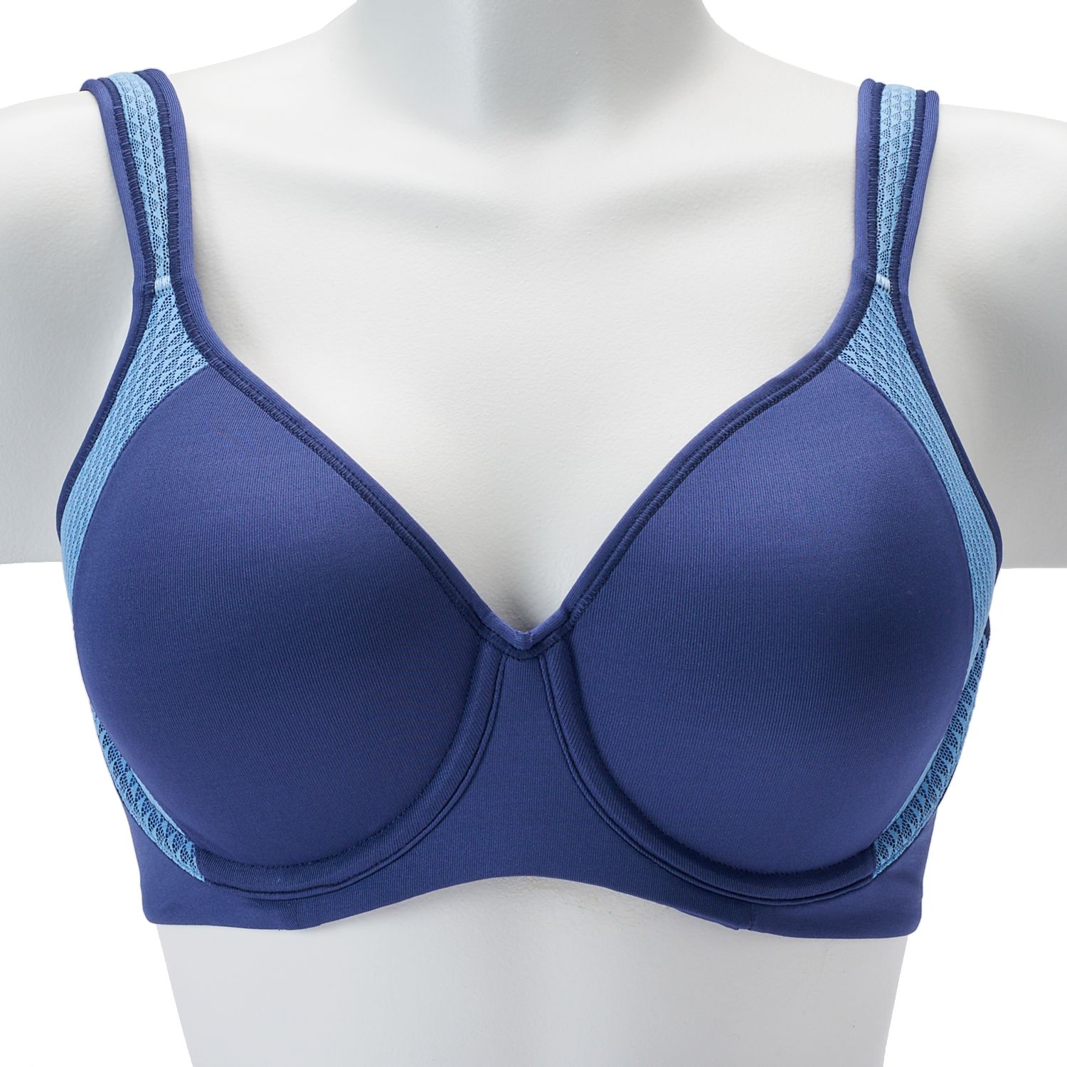 bali active foam underwire low impact sports bra 6567