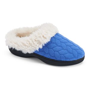 Isotoner Women's Jersey Quilted Clog Slippers
