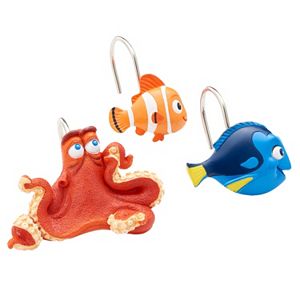 Disney\/Jumping Beans Hank, Dory & Nemo Shower Curtain Hooks