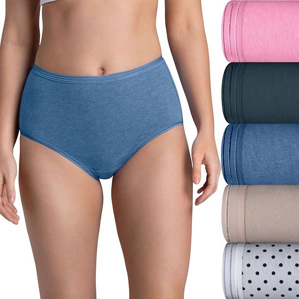 Women's Fruit of the Loom® Ultra Soft Brief 5-pack Panty Set 5DUSKBR