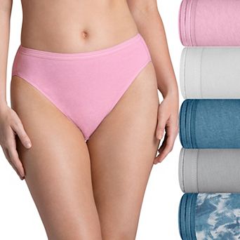 Women's Fruit of the Loom® Ultra Soft 5-pack Hi-Cut Panty Set 5DUSKHC