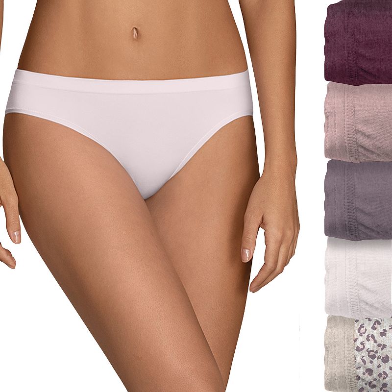 Womens Fruit of the Loom Signature 5-pack Ultra Soft Bikini Panties 5DUSKB
