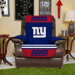 New York Giants Quilted Recliner Chair Cover