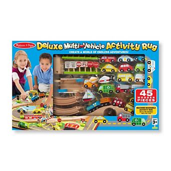 Melissa & Doug Deluxe Multi-Vehicle Activity Rug