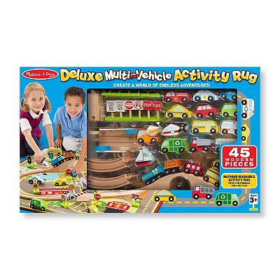 Melissa Doug Deluxe Multi Vehicle Activity Rug