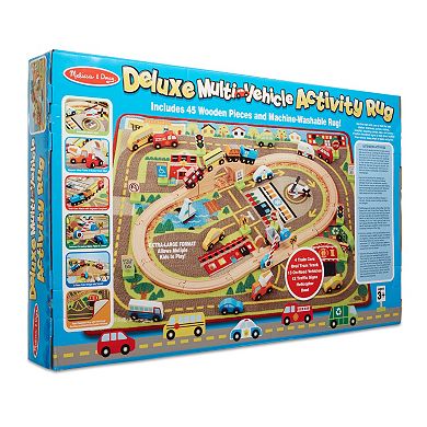 Melissa & Doug Deluxe Multi-Vehicle Activity Rug