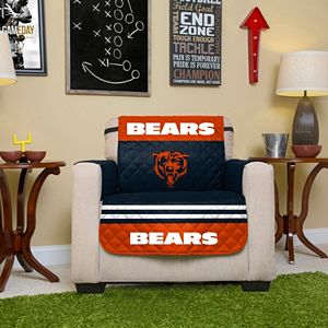 Chicago Bears Quilted Chair Cover