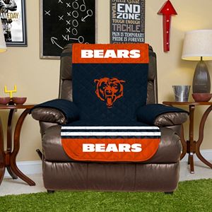 Chicago Bears Quilted Recliner Chair Cover