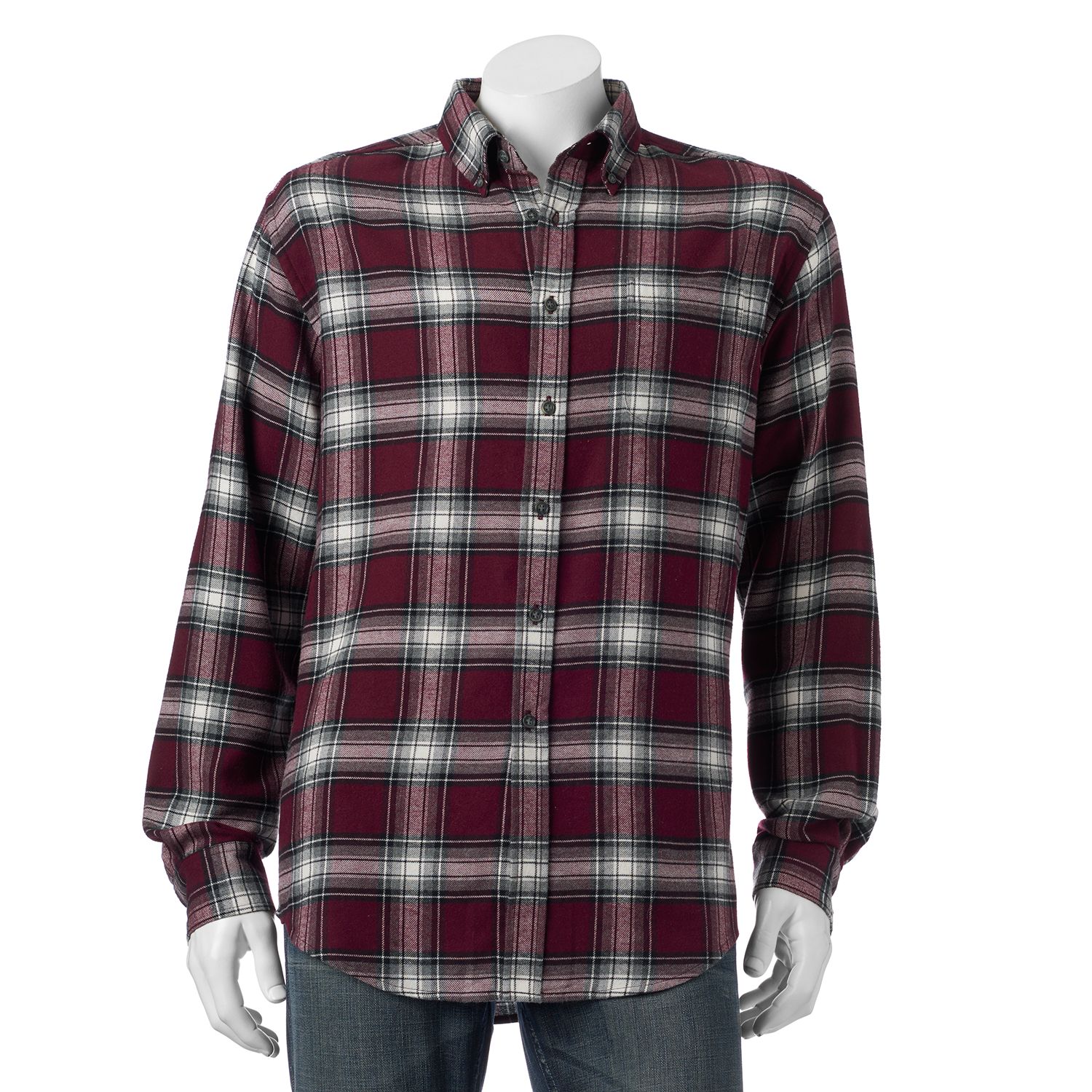 Cromoncent Men's Buffalo Check Flannel Shirt - Casual Plaid Button-Down, Blue, 3X-Large