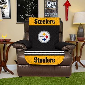 Pittsburgh Steelers Quilted Recliner Chair Cover