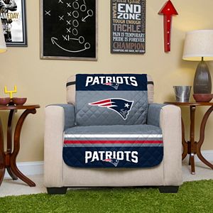 New England Patriots Quilted Chair Cover