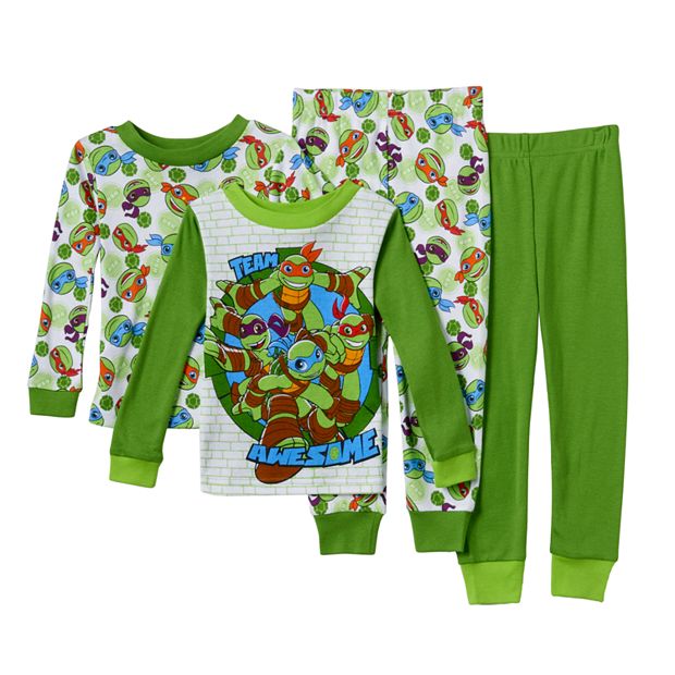 Toddler Boys 2-pc. Teenage Mutant Ninja Turtles Pant Pajama Set, Color:  Green - JCPenney