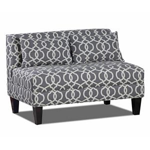 Carolina Accents Briley Trellis Armless Loveseat